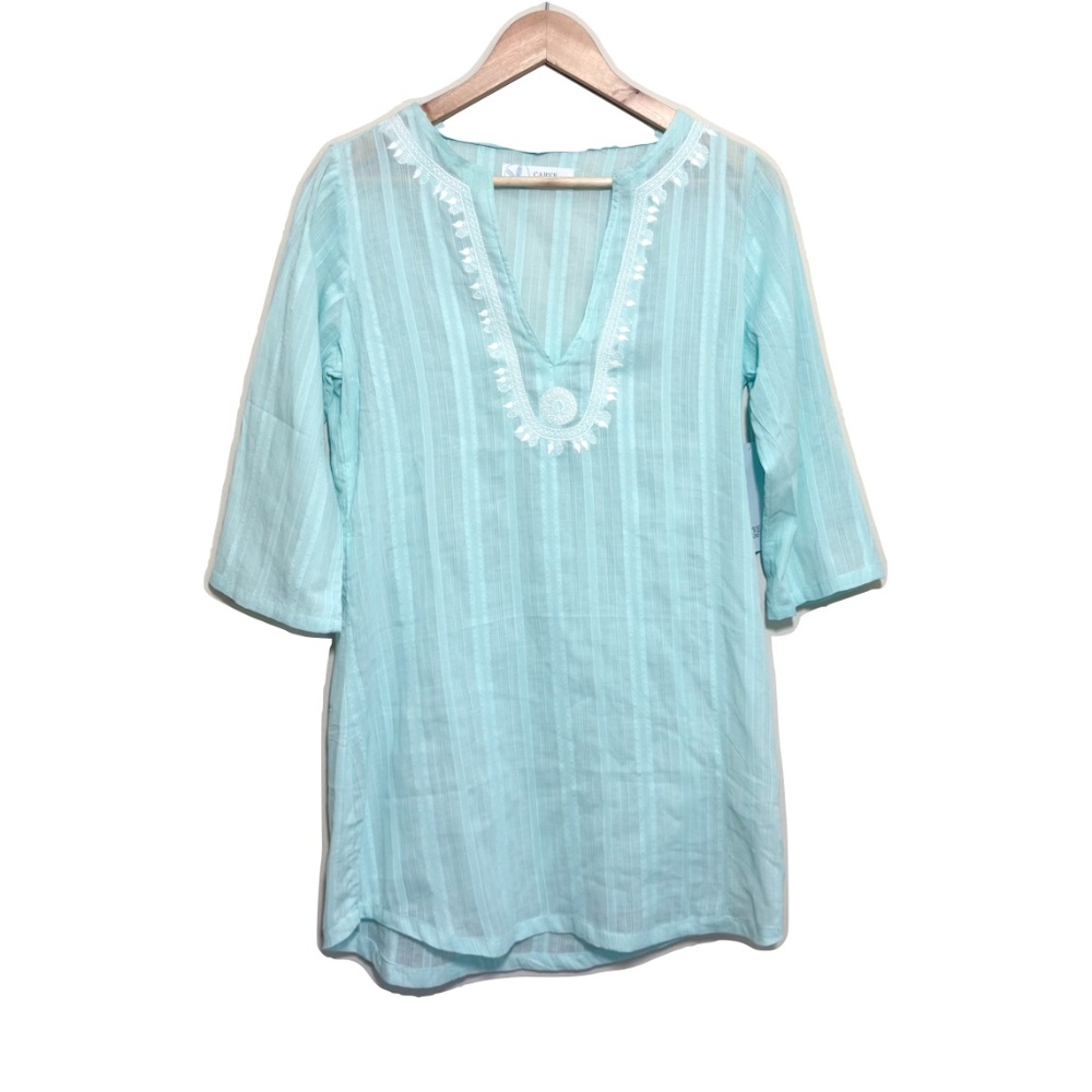 Carve Designs Sarlo Swim Coverup in Seafoam Green Size Small NWT